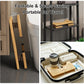 Foldable Bamboo Toilet Stool, 7 In Height Toilet Potty Stool